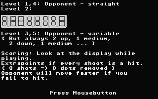 Calgame II atari screenshot